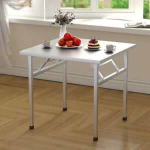 304 Stainless Steel Folding Table — Portable BBQ Table, Outdoor Vendor Stand, Commercial Night Market Use, Simple Dining Table, Small Square Table