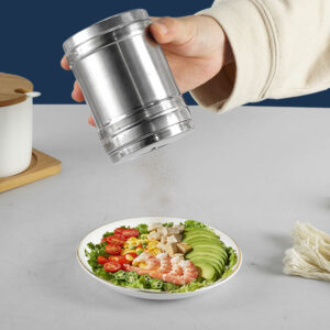 Stainless Steel Spice Jar Set — Kitchen & Home Pepper Shakers, BBQ Seasoning Dispensers, Rotating Cumin Shakers, and Toothpick/Condiment Holders